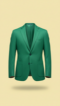 Tailored blazer in fresh green